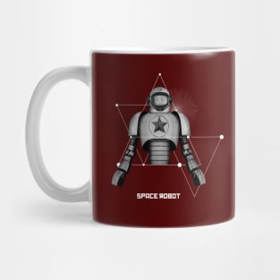 Space robot minimalism Mug